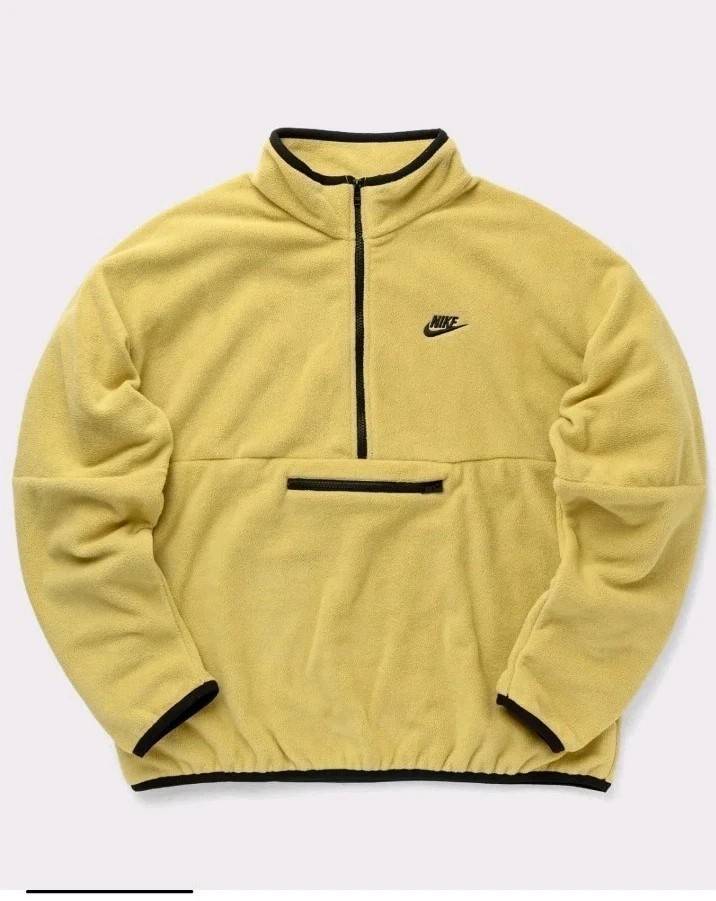 SACAI X NIKE Nike NSW Club 1 2 Zip Polar Fleece Jacket Elemental G Uomo Small DX0525 725