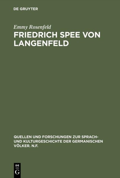 Friedrich Spee Von Langenfeld Emmy Rosenfeld-image