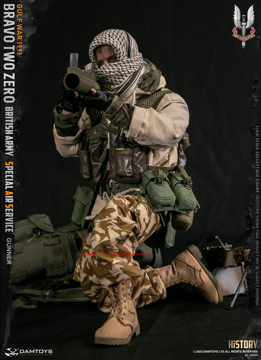 DAMTOYS 78099 Bravo Two Zero British Army SAS Gunner 1/6 Action