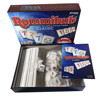 WHITE RUMAN 2箱 NEW OPEN BOX Original Rummikub Classic TileGame 2020 Pressman