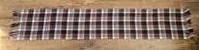 Disney Mickey Mouse Winter Scarf Multicolor Plaid Disneyland 68"x11.5"