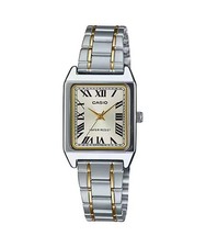Casio Analog Champagne Dial Two Tone Women's Watch LTP-V007SG-9B SD