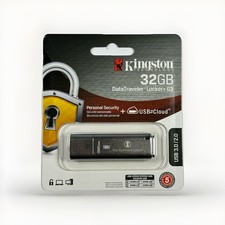 Kingston 32GB DataTraveler Locker G3 USB 3.0 Hardware Encrypted Flash Drive
