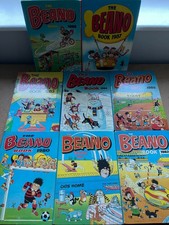 8 x BEANO ANNUALS - COMPLETE RUN 1980 TO 1987 - UNCLIPPED - FREE UK POSTAGE!!