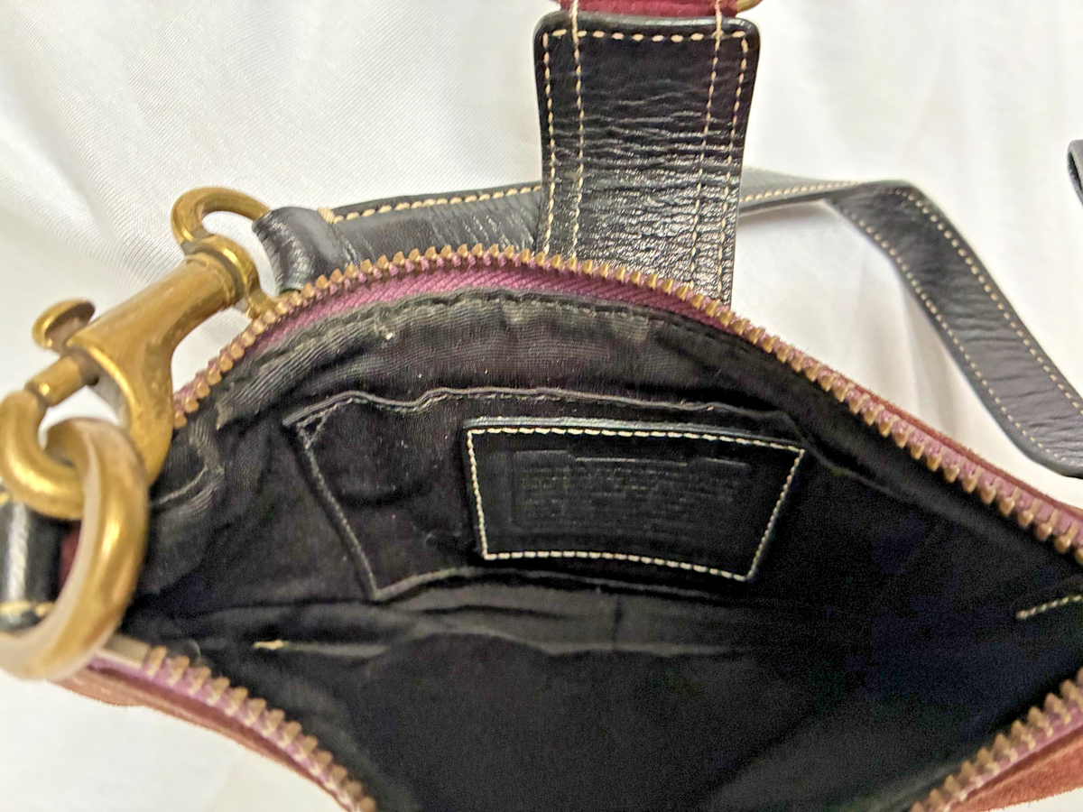 Rare Coach Soho Suede Small Flap Shoulder Bag - Vintage Y2K F050