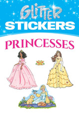 Glitter Princess Stickers