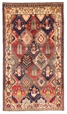 4'9" x 9'2" Traditional Vintage Hand Knotted Oriental Carpet Wool Area Rug