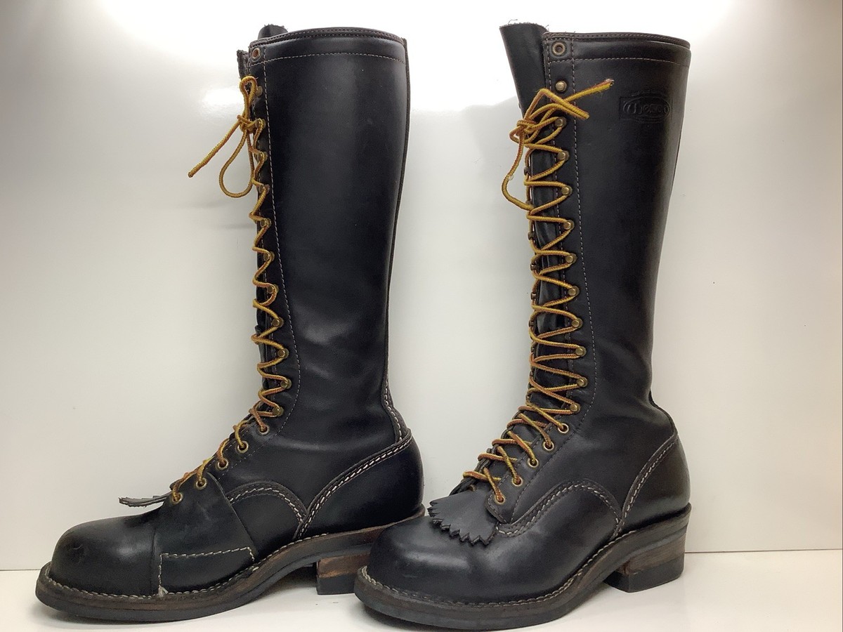 Steel Toe Wesco Boots Wesco Boss Engineer Boots Black Leather Work