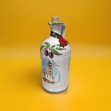 VTG Galantino Extra Virgin Olive Oil Jug Olio-Empty Hand painted in Italy