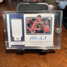 🔥Andrew Nembhard🔥2022-23 National Treasures Clutch Factor RPA #’d/49🏀Pacers