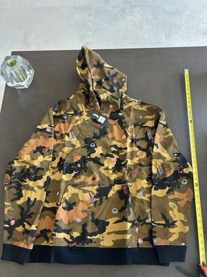Billionaire Boys Club BBC ICECREAM Mid 90s Camo Hoodie Brown XXL