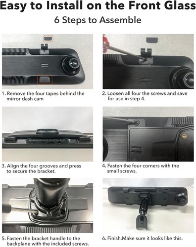 Staffa OEM compatibile per serie G900 - Supporto dash cam facile da installare - Foto 6 di 7