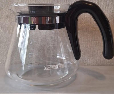 Black + Decker 5 Cup Glass Carafe Replacement Coffee Pot With Lid | eBay