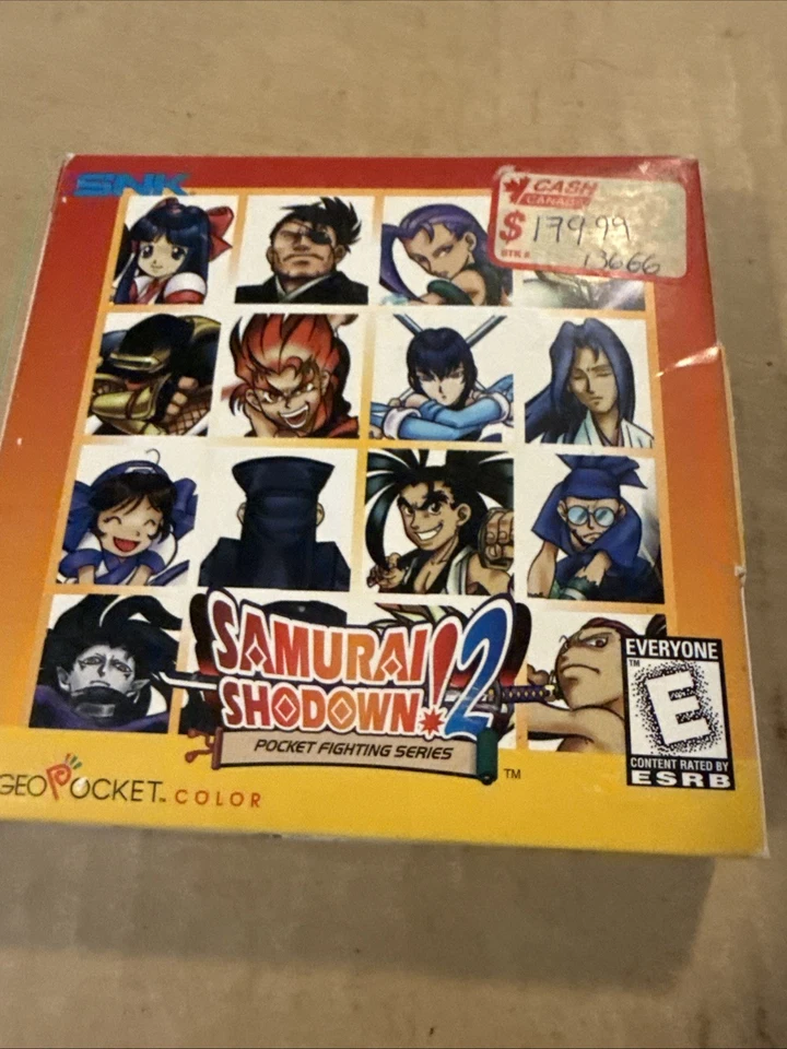 Samurai Shodown 2 (NeoGeo Pocket Color, 1999) Tested/Working - Complete in Box! - Image 4 of 4