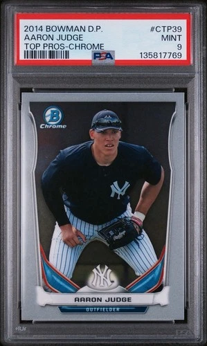 2014 Bowman Draft Top Prospects Chrome Aaron Judge #CTP-39 PSA 9