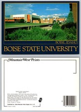 Boise State University BSU Campus View Postcard Idaho Mountain West Prints