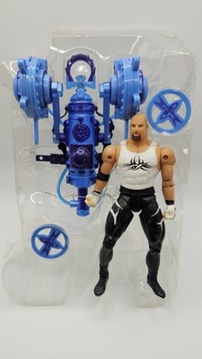 Vintage WCW Goldberg Figur Bash At The Beach mit Zubehör 2000 Toybiz selten