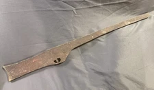 Antique Folk Art Gun Carved & Painted Wooden Rifle