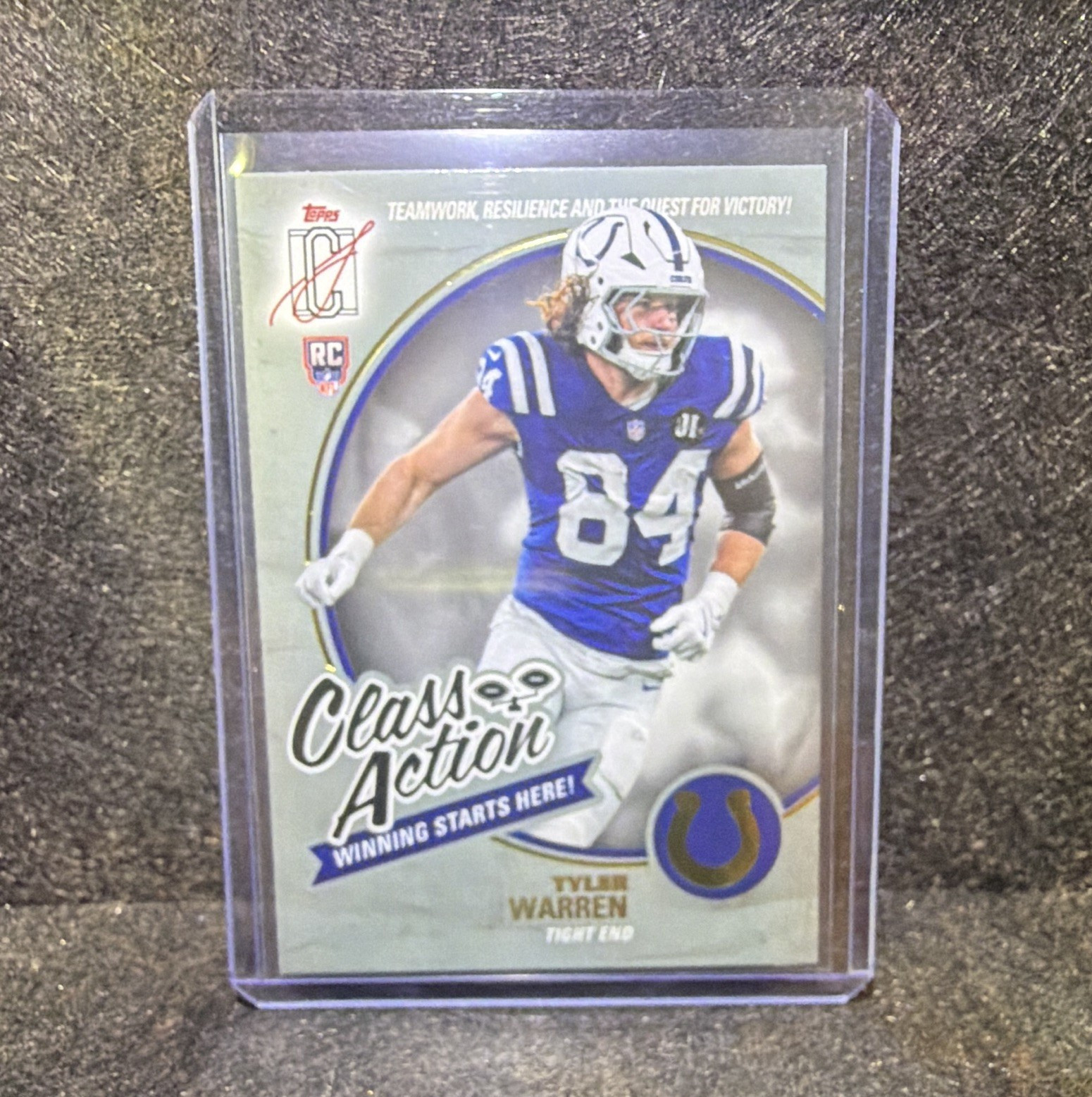 Topps Signature Class Class Action Tyler Warren Indianapolis Colts #CA-14 Rookie