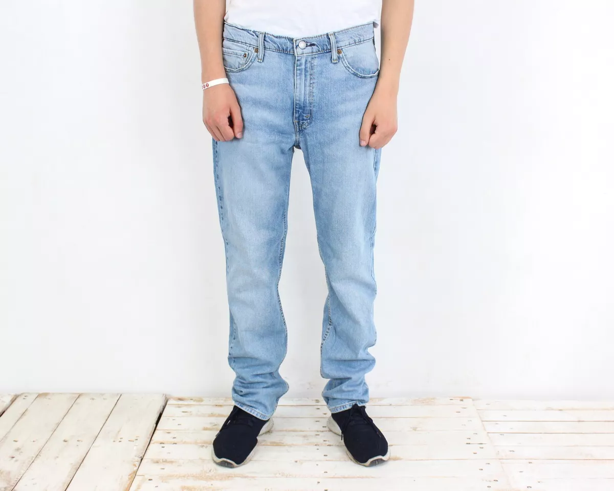 LEVI S STRAUSS 511 Vtg Mens W36 L34 Slim Fit Straight Jeans Denim