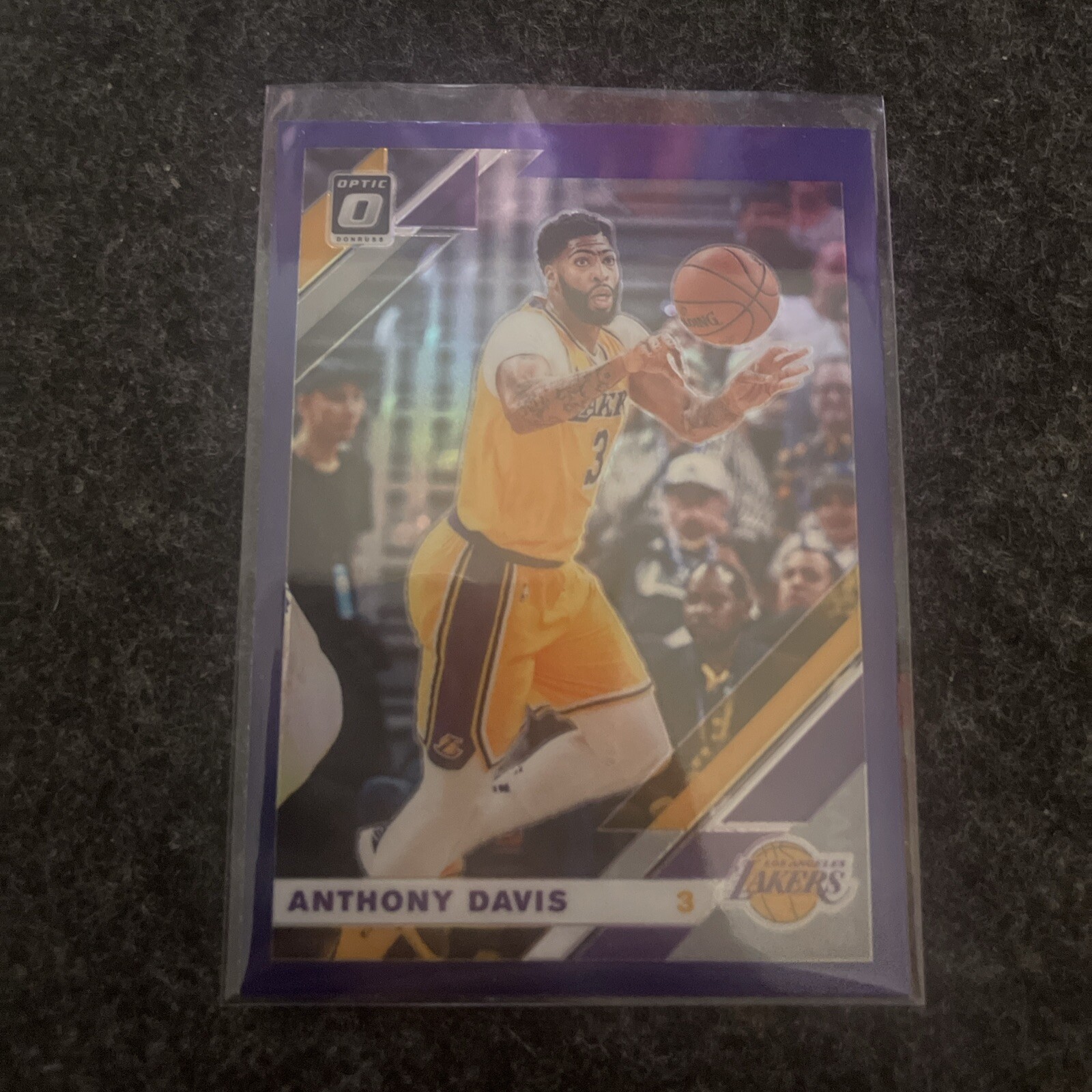 2019-20 Donruss Optic Purple Prizm #90 Anthony Davis Lakers