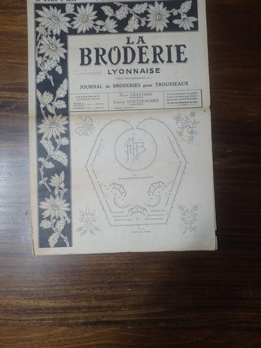 Album Ancien LA BRODERIE LYONNAISE HS Spécial N°4 - 1966, Grand Format, Revue De Broderie Vintage