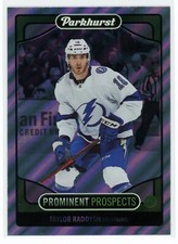 2021-22 Parkhurst Hockey Prominent Prospects #PP19 Taylor Raddysh Rookie Card