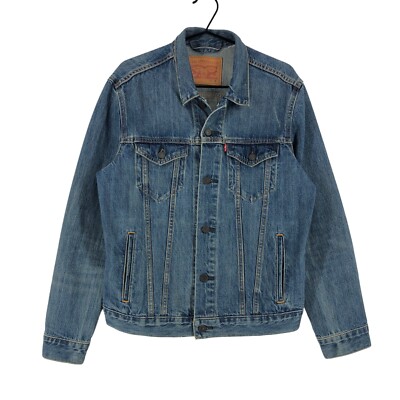 Levi's Strauss Co Denim Trucker Jacke Mantel Herren GRÖSSE