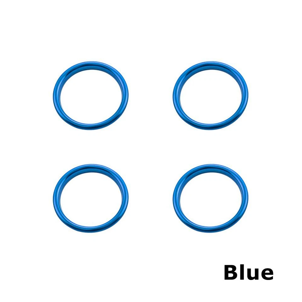 4Pcs Aircon Outlet Air Vent Alloy Ring Trims fit for Audi A3 S3 RS3 8V 2013-2020 - image 4 of 4