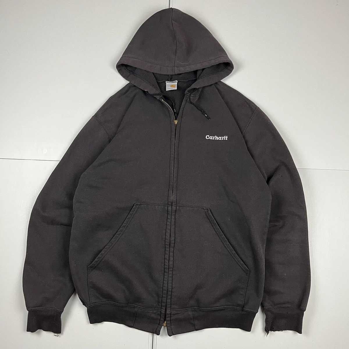 Black carhartt shop hoodie