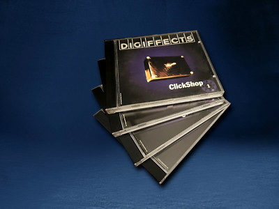 DIGIFFECTS CLICKSHOP Cd Library Sound Effects 1. Auflage (4 CDs)