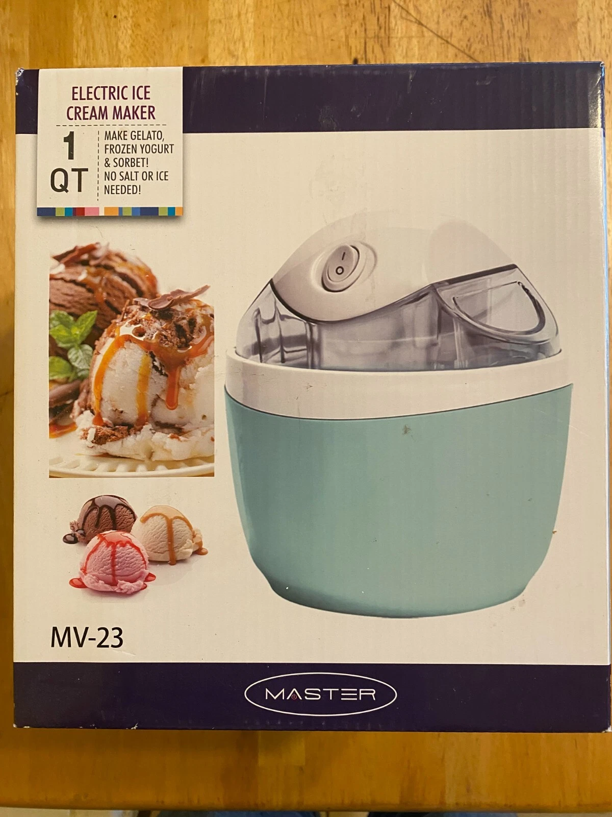 Master - One Quart Electric Ice Cream, Frozen Yogurt, Gelato, & Sorbet Maker
Opens in a new window o
