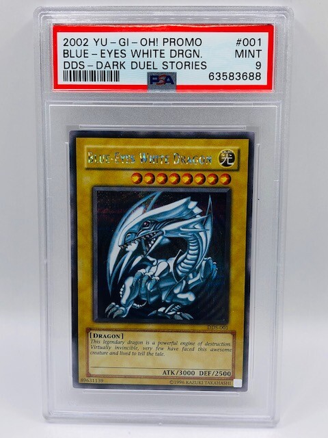 Yu-Gi-Oh! PSA 9 MINT Blue-Eyes White Dragon DDS-001 | eBay