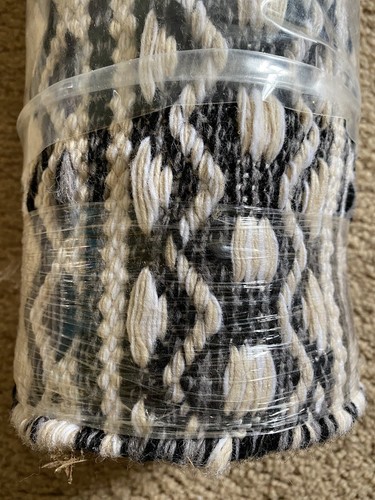 24” X 84” Threshold Runner Woven Rug Ivory Stripe Machine Washable NEW - B118 - Picture 6 of 11