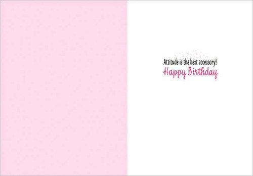 Birthday Greeting Card - Fancy Cat with Bubble Gum - 第 2/2 張圖片