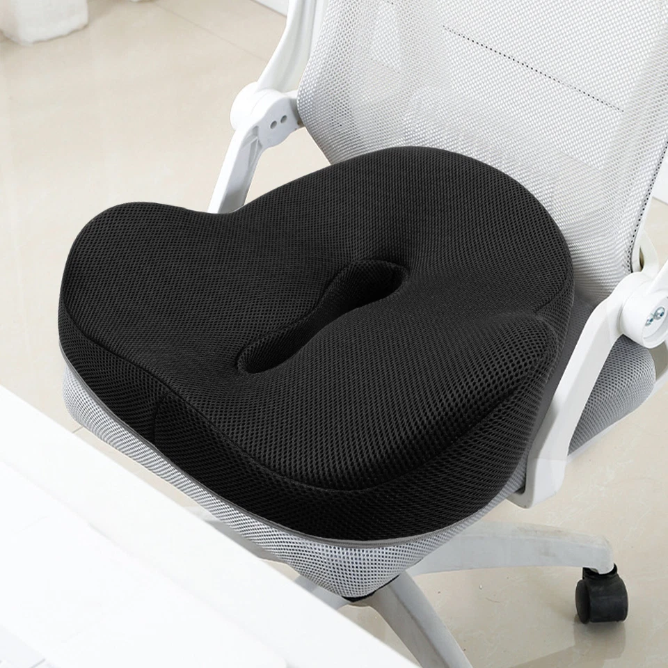 Standard Memory Foam Seat Cushion Pressure Relief Thick Pad Tailbone Pain Relief - Image 3 of 4