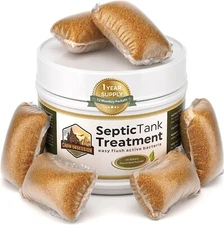 Septic Tank Treatment - 1 Year Supply of Dissolvable Easy Flush Live Bacteria...