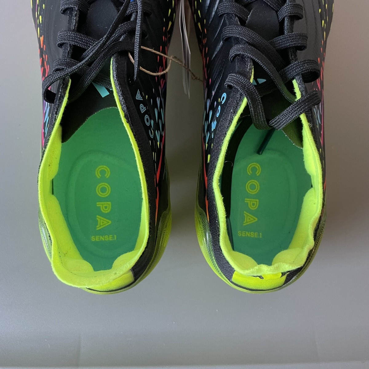 Adidas Copa Sense.1 SG Men's Size 7 Soccer Cleats Black Blue