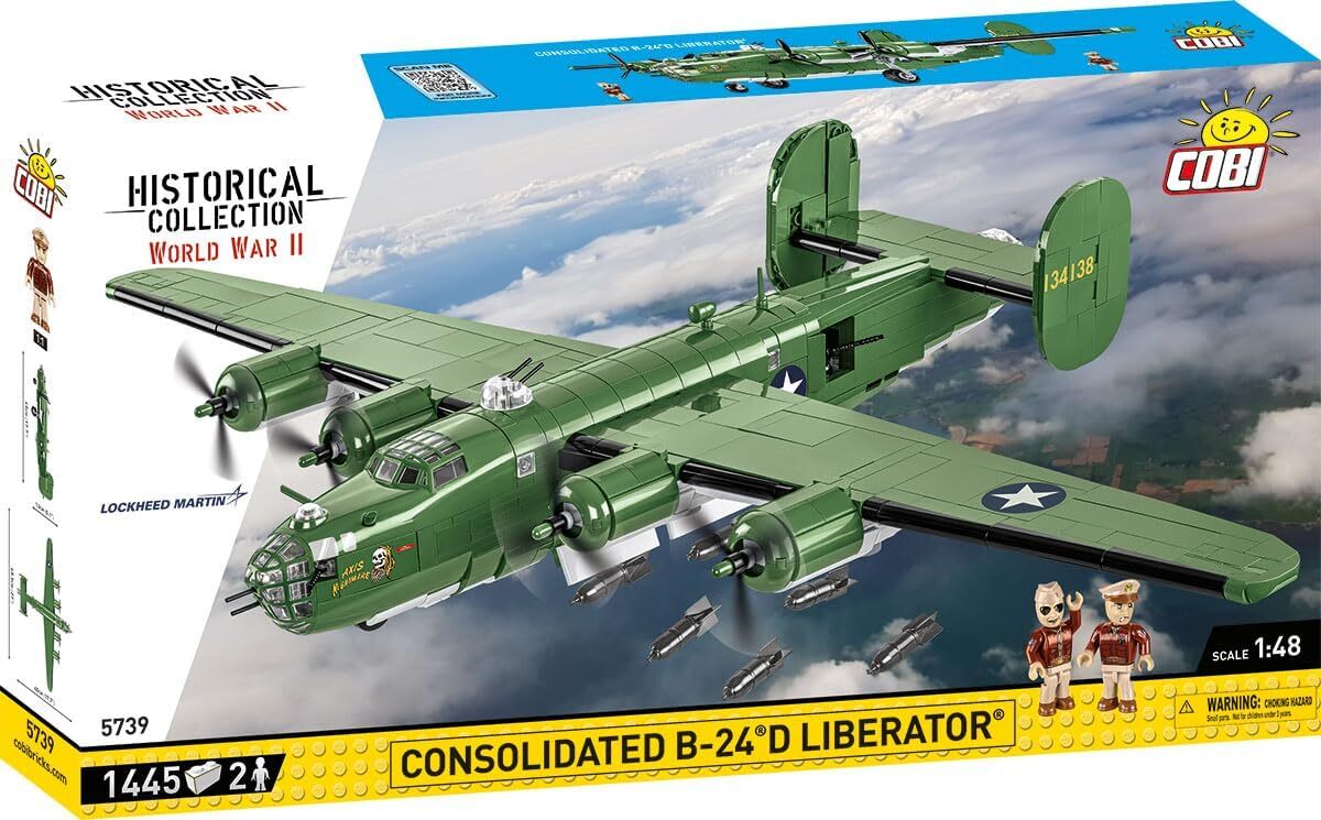 COBI - Aereo militare consolidato B-24D Liberator - 1445 pezzi - 1/48 - COB5739