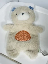 Ingenuity Nate Bear Baby Plush Security Blanket Bean Bag Boy or Girl 11” Lovey