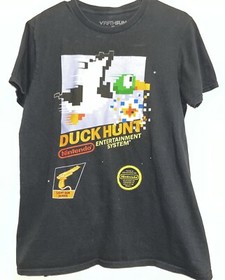 Nintendo NES Duck Hunt Retro Style Video Gun Game T Shirt Medium