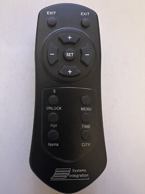 Digital Masjid Clock Remote Controller Only (One Remote Controller)