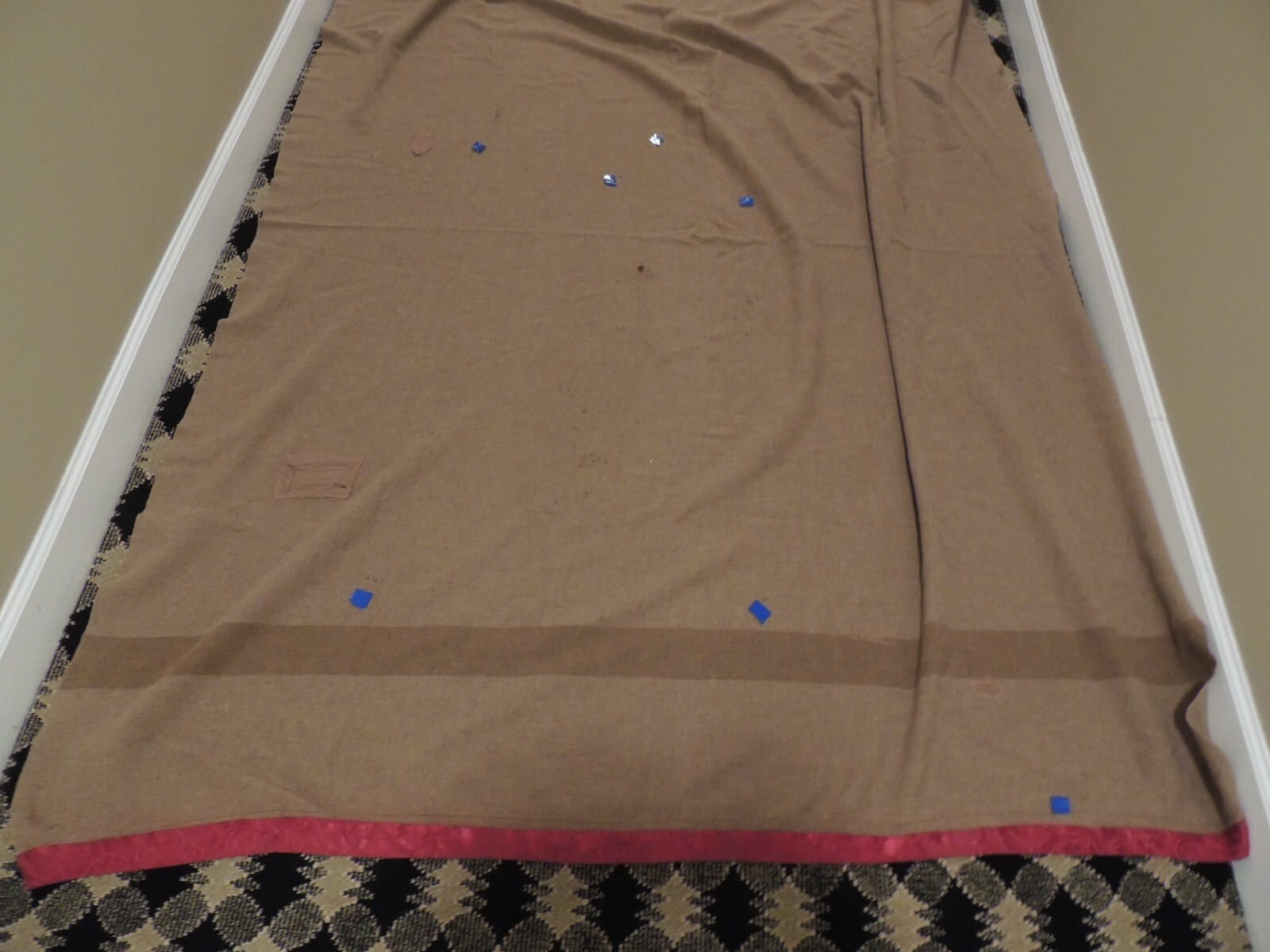 Rare Antique Civil War Confederate Army Historic Blanket Museum Quality