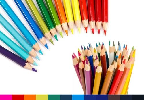 SKKSTATIONERY 50Pcs Colored Pencils,50 Vibrant Colors, Drawing Pencils for 1 - Bild 5 von 6