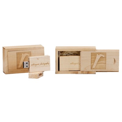 Maple Wooden Usb 2 0 Flash Drive Custom Photography Storage Box Pendrive 16gb Ebay