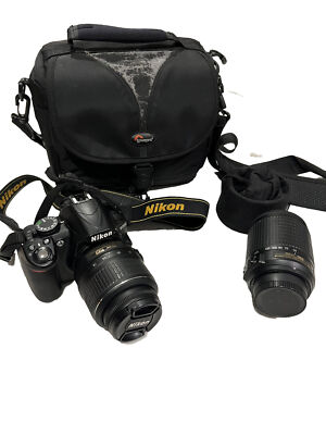 Nikon DIGITAL CAMERA 7.4/9V =- 2.5A D3100 Set Plus Another Lens