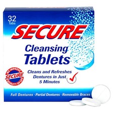 Secure Secure Denture Cleansing Tablets 32 tabs