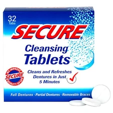 Secure Secure Denture Cleansing Tablets 32 tabs