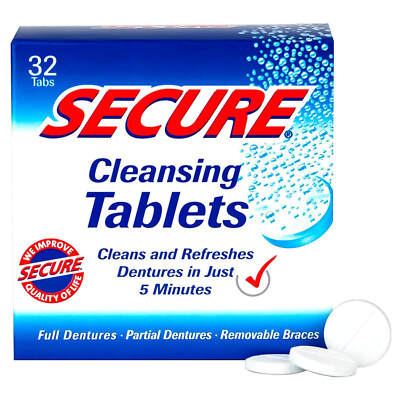 Secure Secure Denture Cleansing Tablets 32 tabs