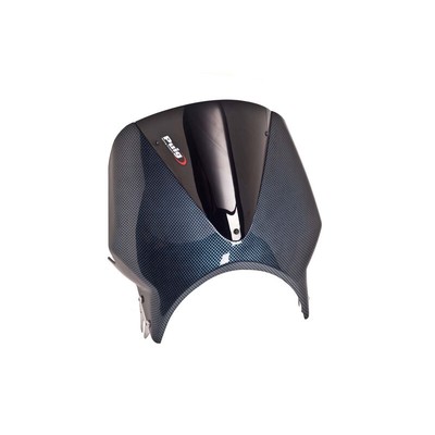 PUIG PARE - BRISE UNIVERSEL VISION POUR DUCATI GT1000 06-10 CARBONE-NOIR